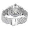 Zeppelin New Captain's Line Stainless Steel Blue Skeleton Dial Automatic 8664M3 Men's Watch