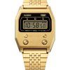 Casio Vintage Digital Gold Ion Plated Stainless Steel Quartz A1100G-5 Unisex Watch