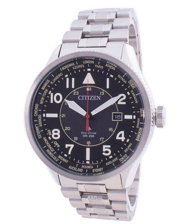 Citizen Promaster Nighthawk World Time Eco-Drive BX1010-53E 200M Men's Watch