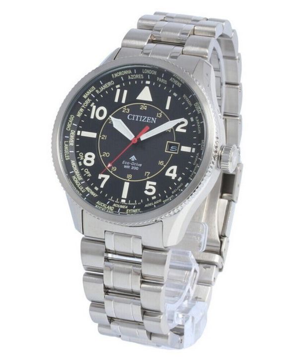 Citizen Promaster Nighthawk World Time Eco-Drive BX1010-53E 200M Men's Watch