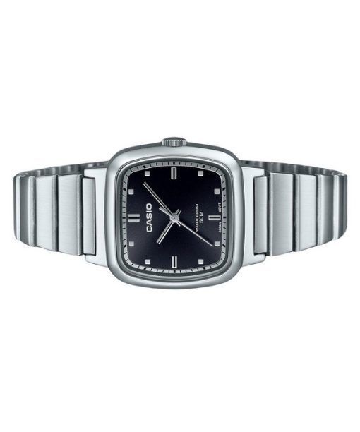 Casio Standard Analog Stainless Steel Black Dial Quartz LTP-B140D-1A Mens Watch