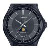 Casio Standard Analog Moon Phase Black Dial Quartz MTP-M100B-1A Mens Watch