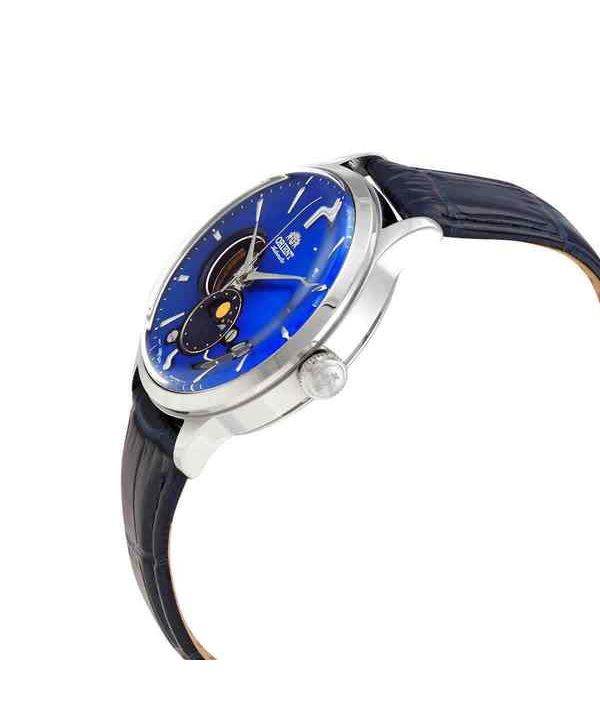 Orient Sun Moon Phase Open Heart Dial Automatic RA-AS0103A10B Mens Watch