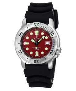 Ratio FreeDiver Professional Sapphire Red Dial Quartz 22AD202-RED 200M Men's Watch