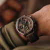 AVI-8 Hawker Typhoon Rb396 Sheila Chronograph Limited Edition Westhampnett Brown Dial Quartz AV-4093-06 Mens Watch