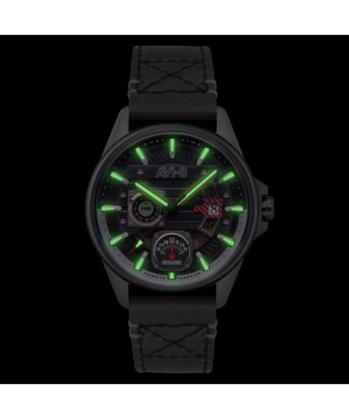 AVI-8 Hawker Harrier Farley Multifunction Night Sky Black Dial Quartz AV-4098-04 Mens Watch