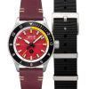 AVI-8 Flyboy Tuskegee Airmen Limited Edition Ramitelli Red Dial Quartz AV-4103-04 Mens Watch With Extra Strap