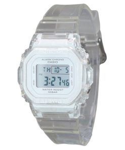 Casio Baby-G Digital Transparent Resin Strap Quartz BGD-565US-7 100M Womens Watch
