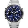 Casio Edifice Analog Digital Mobile Link Blue Dial Tough Solar ECB-950DB-2A 100M Men's Watch