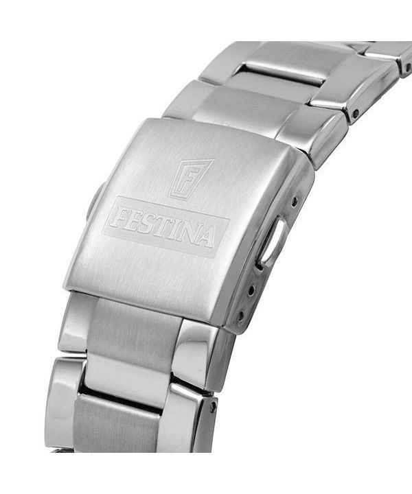 Festina Chrono Sport Stainless Steel Silver Dial Quartz F20463-1 100M Mens Watch