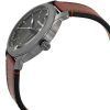 Fossil Machine Analog LiteHide Leather Strap Grey Dial Quartz FS5900 Mens Watch