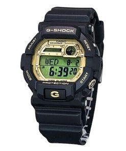 Casio G-Shock 10th Anniversary Digital Resin Strap Gold Dial Quartz GD-350GB-1 200M Mens Watch
