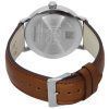 Iron Annie Bauhaus Leather Strap Beige Dial Quartz 50445 Men's Watch