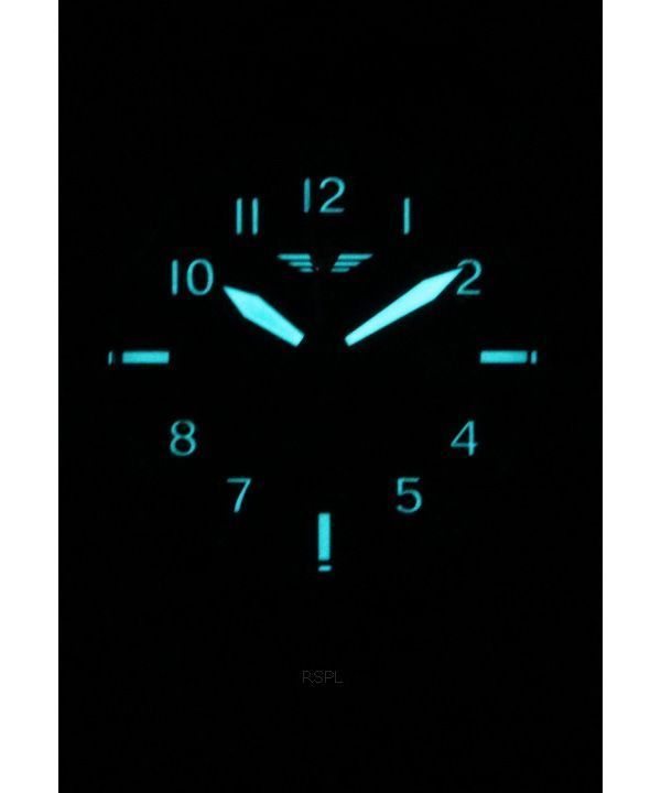 Iron Annie D-Aqui 1932 Leather Strap Black Dial Automatic 56622 100M Men's Watch