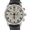 Iron Annie D-Aqui Chronograph Leather Strap Grey Dial Quartz 56844 100M Men's Watch