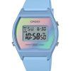 Casio Digital Blue Resin Strap Multicolor Dial Quartz LW-205H-2 Womens Watch