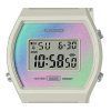 Casio Digital Resin Strap Multicolor Dial Quartz LW-205H-8 Womens Watch