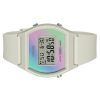 Casio Digital Resin Strap Multicolor Dial Quartz LW-205H-8 Womens Watch