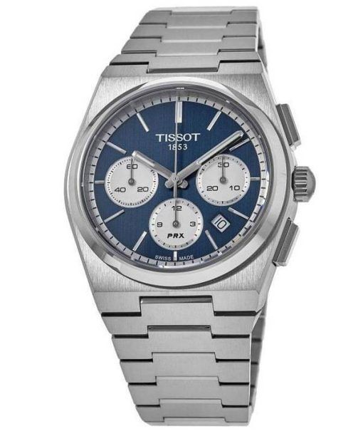 Tissot PRX T-Classic Chronograph Blue Dial Automatic T137.427.11.041.00 100M Mens Watch