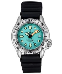 Ratio FreeDiver Professional 500M Sapphire Ice Blue Dial Automatic 32BJ202A-IBLU Mens Watch
