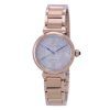 Citizen L Series Diamond Accent Rose Gold Stainless Steel Mother Of Pearl Dial Eco-Drive EM1073-85Y Women's Watch