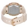 Casio G-Shock Analog Digital Resin Strap Rose Gold Tone Dial Quartz GM-S2100PG-4A 200M Women's Watch