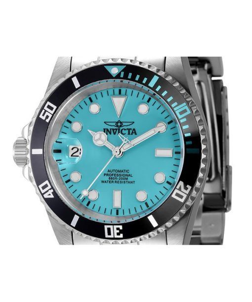 Invicta Pro Diver Lefty Stainless Steel Turquoise Dial Automatic Diver's 44045 200M Men's Watch