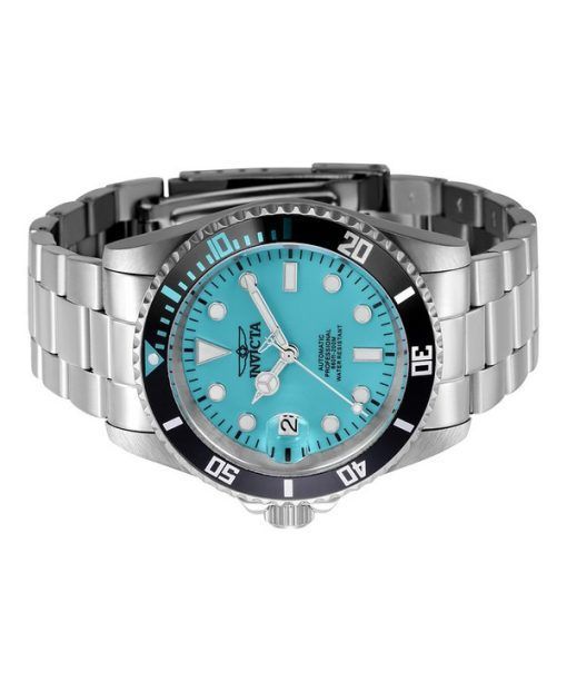 Invicta Pro Diver Lefty Stainless Steel Turquoise Dial Automatic Diver's 44045 200M Men's Watch