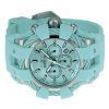 Invicta Bolt Chronograph GMT Silicone Strap Turquoise Dial Quartz Diver's 45168 200M Men's Watch