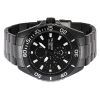 Invicta Ocean Voyage Chronograph Stainless Steel Black Dial Quartz 46284 Men's Watch