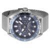 Invicta Pro Diver Retrograde GMT Stainless Steel Blue Dial Quartz 46905 Men's Watch
