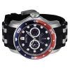 Invicta Pro Diver Retrograde GMT Pepsi Bezel Blue Dial Quartz 46968 100M Men's Watch