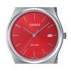 Casio Standard Analog Stainless Steel Red Dial Quartz MTP-B145D-4A2V Unisex Watch