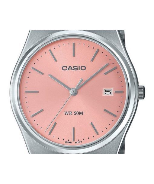 Casio Standard Analog Stainless Steel Pink Dial Quartz MTP-B145D-4AV Unisex Watch