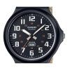 Casio Standard Analog Cloth Strap Black Dial Quartz MW-240B-5BV Men's Watch