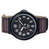 Casio Standard Analog Cloth Strap Black Dial Quartz MW-240B-5BV Men's Watch