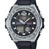 Casio Standard Analog Digital Resin Strap Black Dial Quartz MWQ-100-1AV 100M Men's Watch