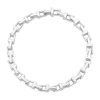 Tiffany T Narrow Chain Sterling Silver Bracelet 34888876 For Women