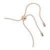 Swarovski Una Rose Gold Tone Swan Neck Heart Bracelet With Clear Crystal 5628658 For Women