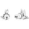 Swarovski Lilia Butterfly Rhodium Plated Stud Earrings With White Crystal 5636424 For Women