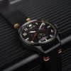 AVI-8 Flyboy Spirit Of Tuskegee Chronograph Limited Edition Anderson Black Dial Quartz AV-4109-01 Mens Watch With Extra strap