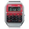 Casio Vintage Heritage Colors Digital Stainless Steel Quartz CA-500WE-4B Unisex Calculator Watch