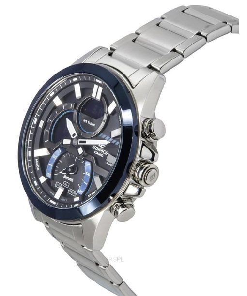 Casio Edifice Smartphone Link Analog Digital Grey Dial Quartz ECB-30DB-1A 100M Men's Watch