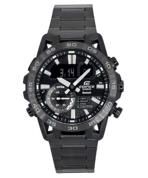 Casio Edifice Sospensione Smartphone Link Bluetooth Analog Digital Black Dial Quartz ECB-40BK-1A 100 Men's Watch