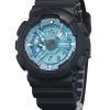 Casio G-Shock Analog Digital Resin Strap Ocean Blue Dial Quartz GA-110CD-1A2 200M Mens Watch