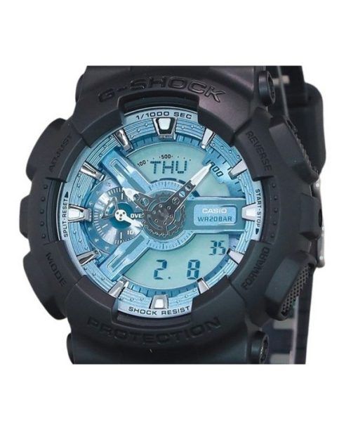 Casio G-Shock Analog Digital Resin Strap Ocean Blue Dial Quartz GA-110CD-1A2 200M Mens Watch