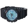 Casio G-Shock Analog Digital Resin Strap Ocean Blue Dial Quartz GA-110CD-1A2 200M Mens Watch