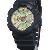 Casio G-Shock Analog Digital Resin Strap Gold Dial Quartz GA-110CD-1A9 200M Mens Watch