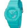 Casio G-Shock Analog Digital Resin Strap Turquoise Dial Quartz GMA-P2100-2A 200M Womens Watch