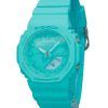 Casio G-Shock Analog Digital Resin Strap Turquoise Dial Quartz GMA-P2100-2A 200M Womens Watch